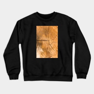 Wooden Tree Circle Texture - Alternative Crewneck Sweatshirt